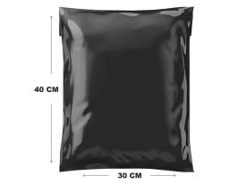 Bolsa eccommerce 30x40cm negra